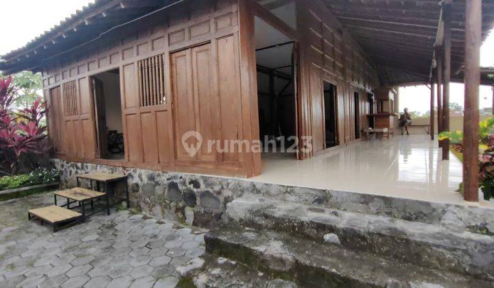 Rumah Klasik Limasan Palagan View Persawahan 2