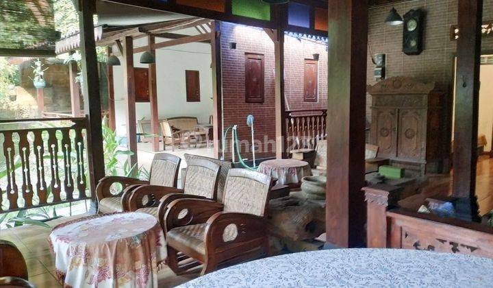 Rumah Joglo Klasik Kolam Renang Samping Sungai 4