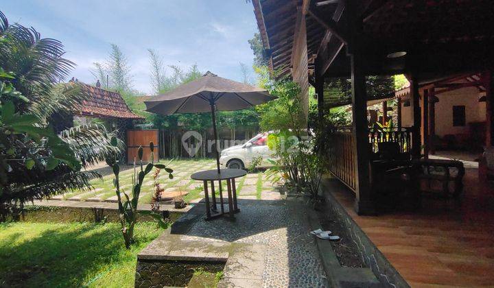 Rumah Etnik Joglo Jawa Sampingya Sungai  4