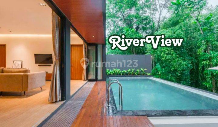 Jual Villa Kaliurang View Sungai Pedesaan 1