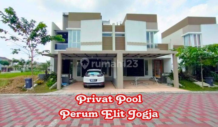 Rumah Kolam Renang Dalam Perum Dekat Ugm 1