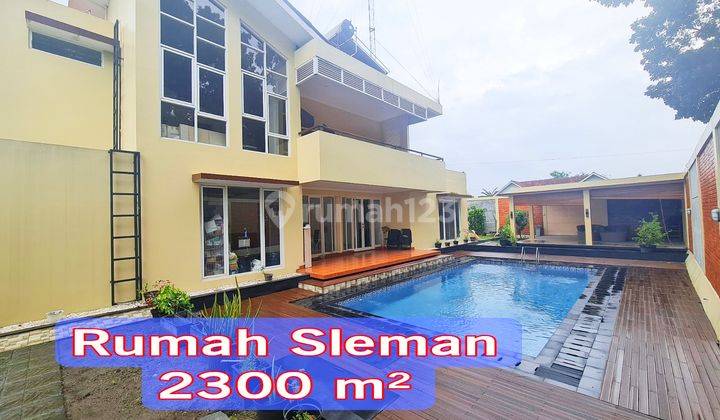 Rumah Tanah Luas Sleman Area Tenang Persawahan 1