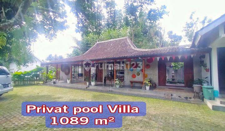 Rumah Villa Pakem Luas 1000 Dengan Kolam Renang 1