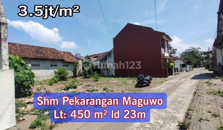 Tanah Pekarangan Maguwo Luas 450 Meter Bagus 1