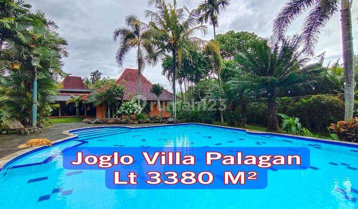 Rumah Joglo Konsep Villa Palagan Tanah Luas  1