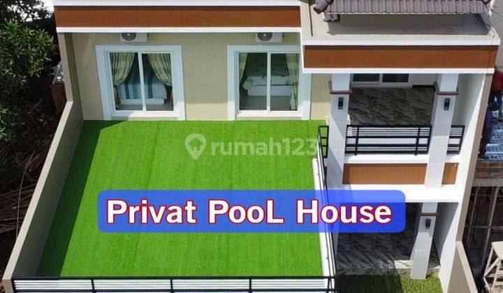 Rumah Kolam Renang Baru Full Furnished Sleman 1