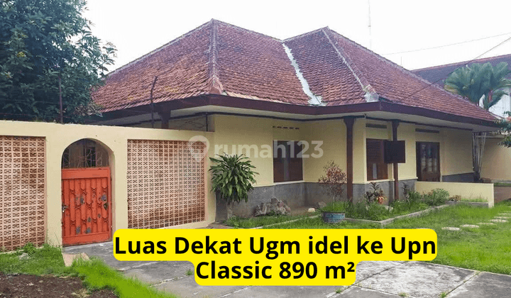 Rumah Klasik Tanah Luas Dekat Ugm Dan Upn 1