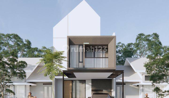 Rumah Murah Nyaman Model Scandinavian Lokasi di Skypark Batu 1