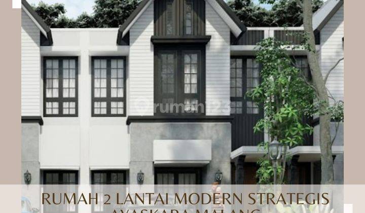 Rumah 2 Lantai Modern Strategis di Ayaskara Kedungkandang Malang  1