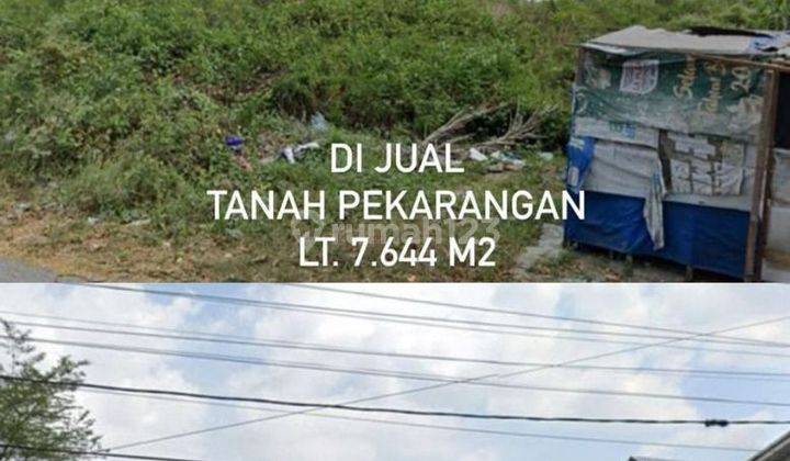  Tanah pekarangan luas dan murah poros jalan di Lamongan