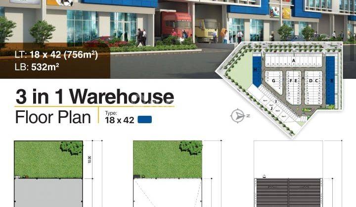 Warehouse Office Dan Showroom Strategis di Akr Gem City Gresik  2