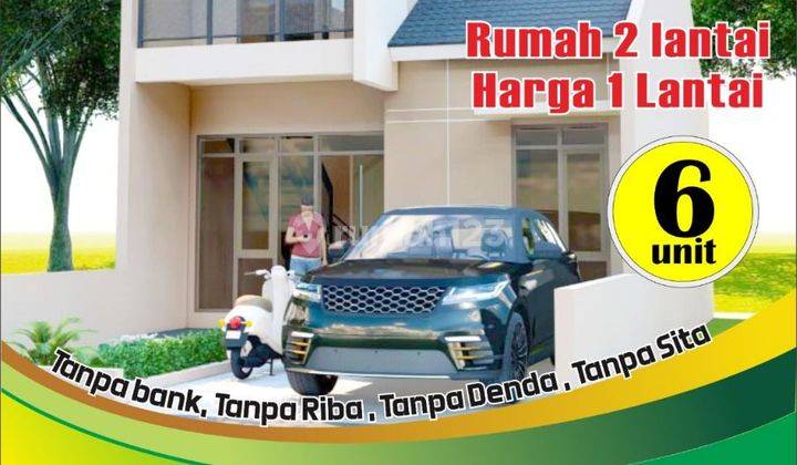 Rumah 2 lt modern bisa cicil developer tanpa bank cimahi utara  1