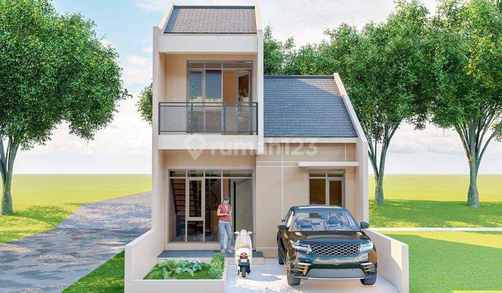 Rumah 2 lt modern bisa cicil developer tanpa bank cimahi utara  3