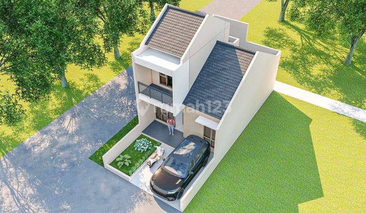Rumah 2 lt modern bisa cicil developer tanpa bank cimahi utara  4