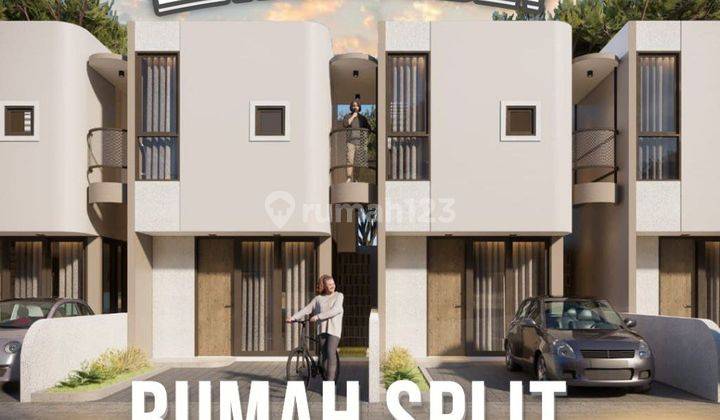 Rumah Split Level Serasa 3 Lantai Modern View Alam Pegunungan 2