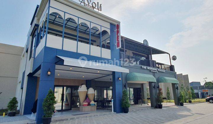 RUKO HADAP JALAN ADA ROOF TOP DOWNTOWN DRIVE VOLTA GADING SERPONG