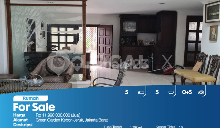 Rumah Green Garden Kebon Jeruk, Jakarta Barat 2