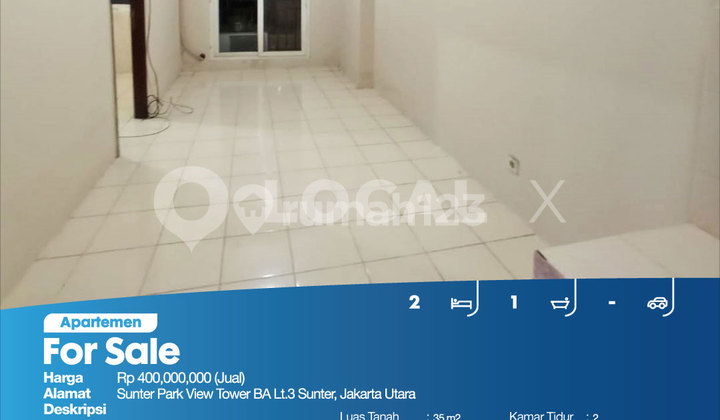 Sunter Park View Tower Apartment Ba Lt.3 Sunter, North Jakarta 2