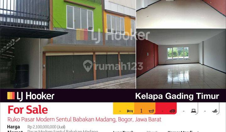 Ruko Pasar Modern Sentul Babakan Madang, Bogor, Jawa Barat 2