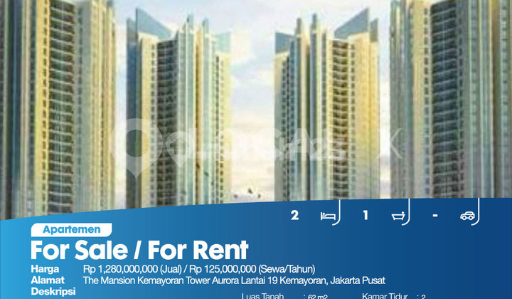 The Mansion Kemayoran Tower Aurora, 19th Floor, Kemayoran, Central Jakarta 2