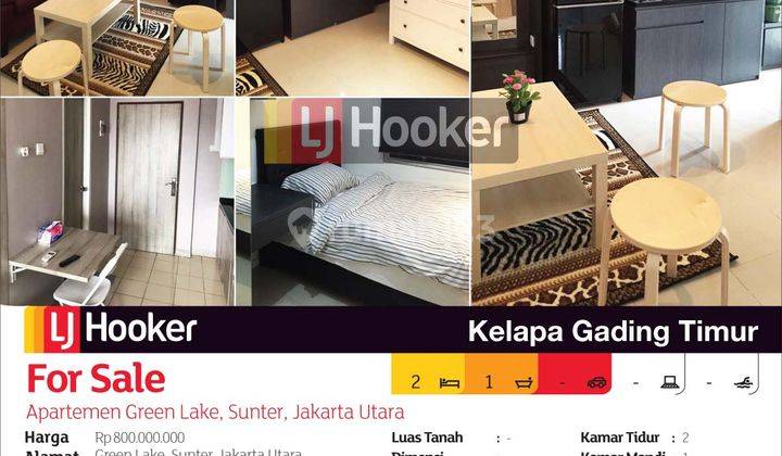 Apartemen Green Lake Sunter Tower B Lantai 33 Sunter, Jakarta Utara 2