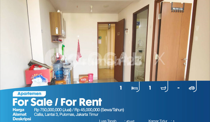 Callia Apartment, 3rd Floor, Pulomas, East Jakarta 2