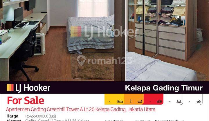 Apartemen Gading Greenhill Tower A Lt.26 Kelapa Gading, Jakarta Utara 2