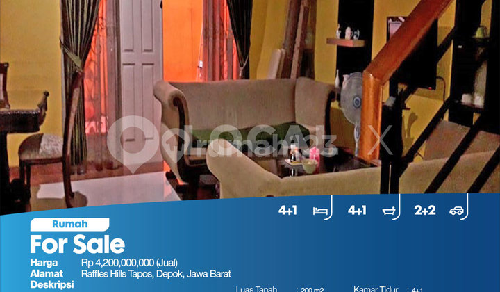 Raffles Hills Tapos House, Depok, West Java 2