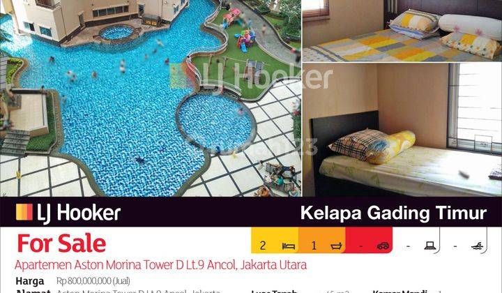 Apartemen Aston Marina Tower D Lt.9 Ancol, Jakarta Utara 2