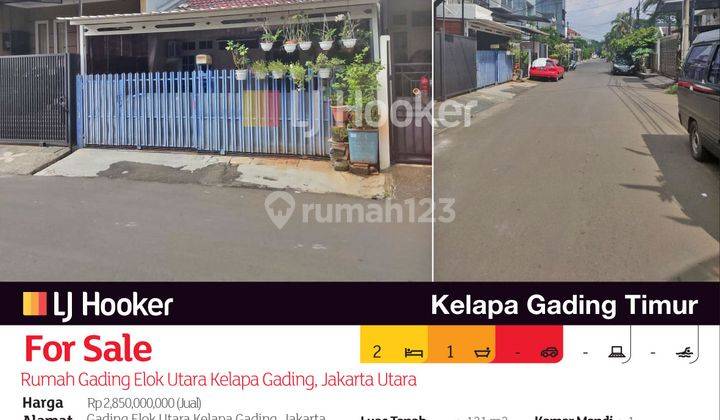 Rumah Gading Elok Utara Kelapa Gading, Jakarta Utara 1