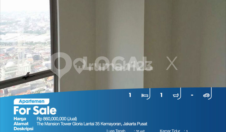 Apartemen The Mansion Tower Gloria Lantai 35 Kemayoran, Jakarta Pusat 2