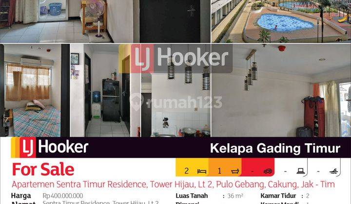 Apartemen Sentra Timur Residence Tower Hijau, Lantai 2 Pulo Gebang, Cakung, Jakarta Timur 2