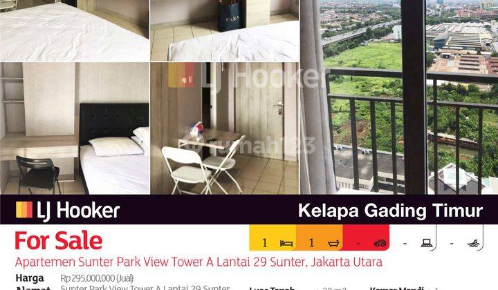 Apartemen Sunter Park View Tower A Lantai 29 Sunter, Jakarta Utara 2