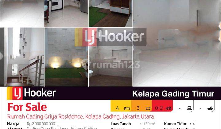 Rumah Gading Griya Residence Kelapa Gading, Jakarta Utara 2