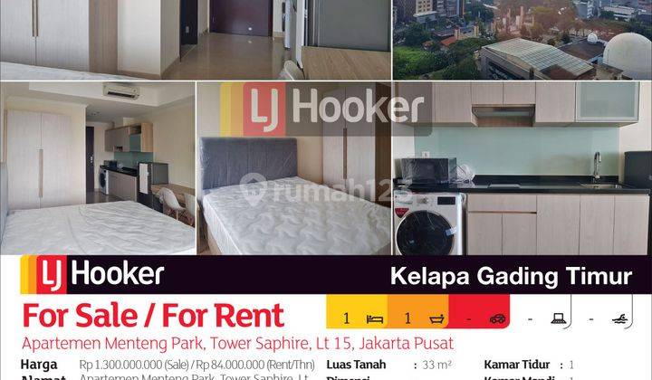 Apartemen Menteng Park Tower Saphire Lantai 15 Cikini, Jakarta Pusat 2