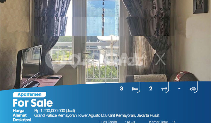 Apartemen Grand Palace Kemayoran Tower Agusto Lt.8 Unit Kemayoran, Jakarta Pusat 2