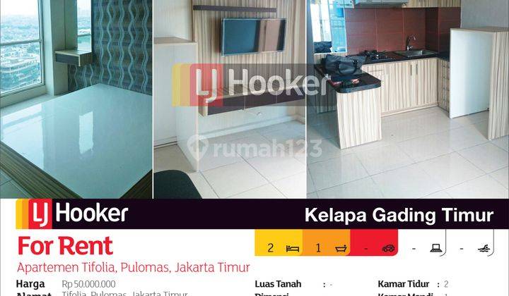 Apartemen Tifolia Lantai 20, Pulo Gadung, Jakarta Timur 2