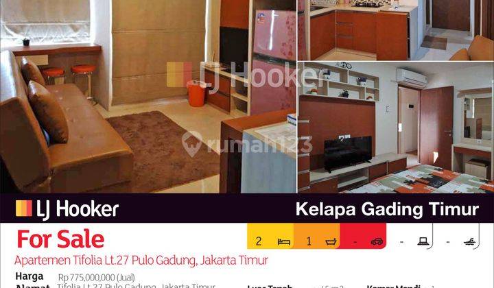 Apartemen Tifolia Lt.27 Pulo Gadung, Jakarta Timur 2