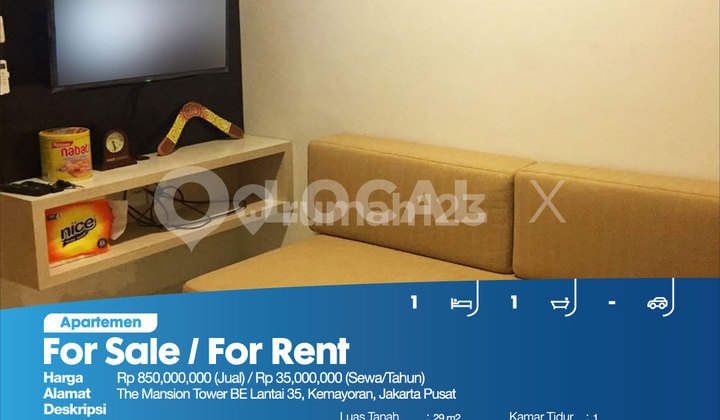 The Mansion Tower Be, 35th Floor, Kemayoran, Central Jakarta 2