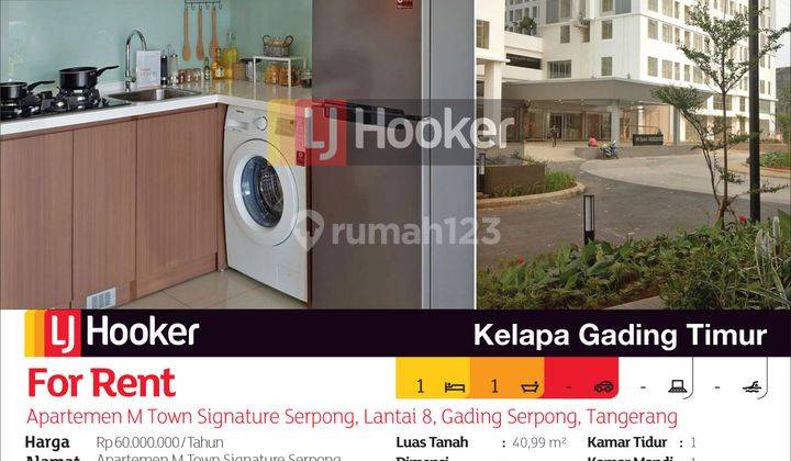 Apartemen M Town Signature Serpong Lantai 8 Gading Serpong, Tangerang, Banten 2