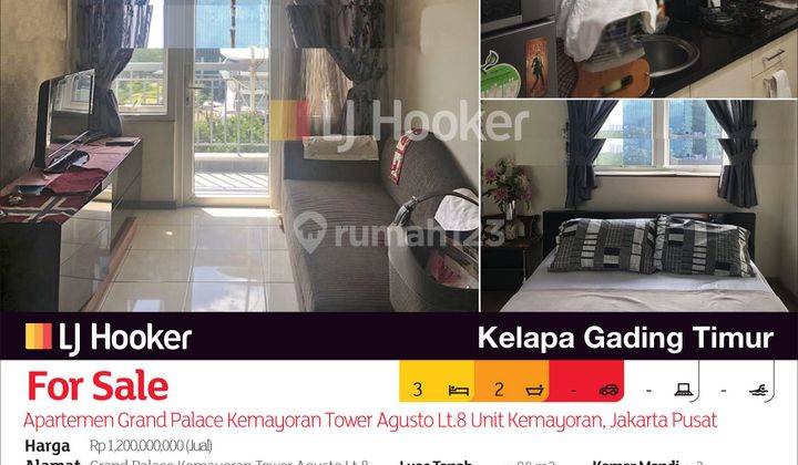 Apartemen Grand Palace Kemayoran Tower Agusto Lt.8 Unit Kemayoran, Jakarta Pusat 2