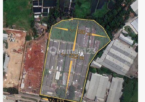 Dijual Lahan 3,2 Hektar, Pinggir Jalan Raya Provinsi di Gn Sindur 2