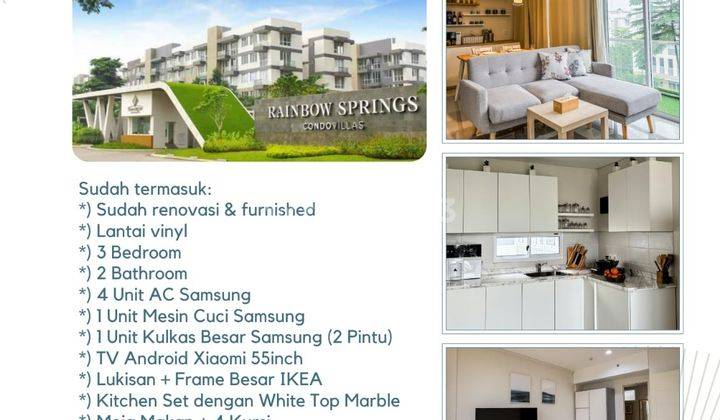 Apartemen Rainbow Sprigs Condovilla Gading Serpong  1