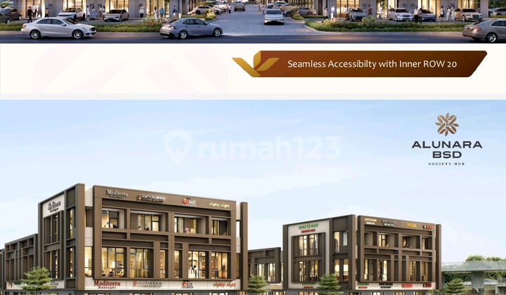 For Sale Cheap New Alunara Shophouse BSD City