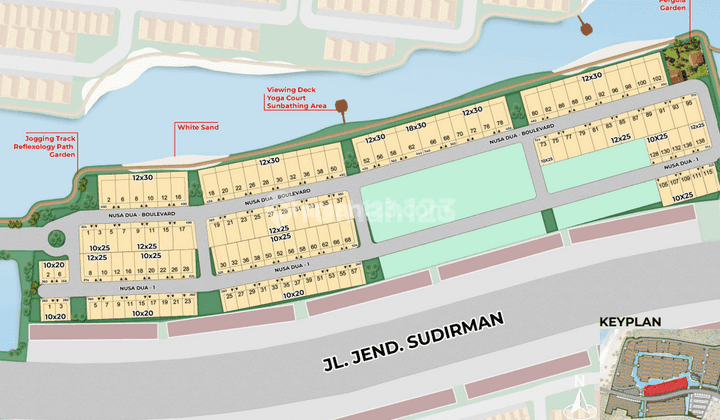 Bisa Kpr Jual Kavling Pik 2 Villa Pasir Putih 6, Uk. 12x25  2