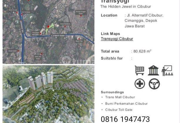 Lahan 8 Hektar Dijual Strategis Untuk Cluster Residential, Belakang Transpark Cibubur 16454 1