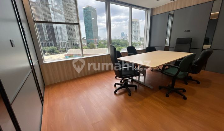 Sewa Kantor Semi Furnished, Siap Pakai 218 M2 Jl Jend Sudirman