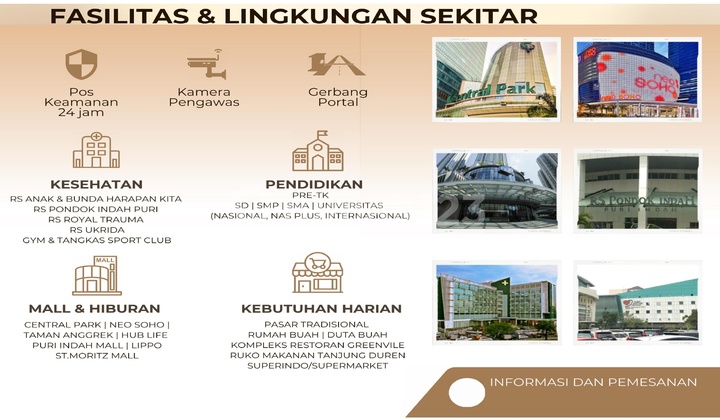 Jual Rumah 3 Lantai di Kebon Jeruk Furnished Mewah Harga Murah Tinggal Bawa Koper ! 2