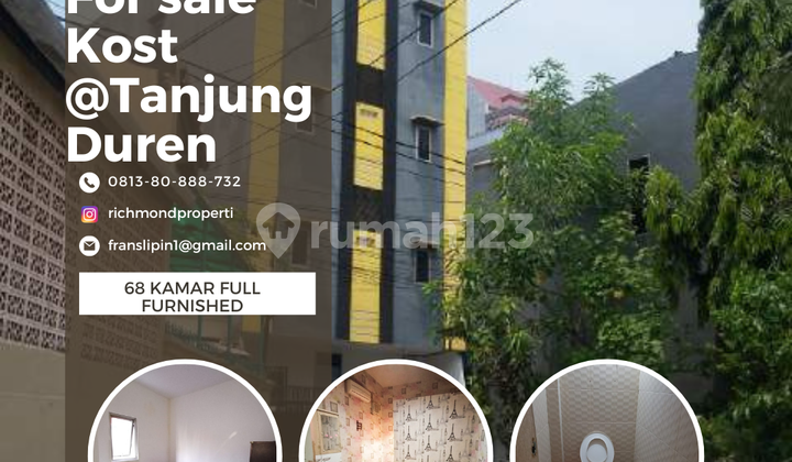 Kost 65 Kt + Km Dalam Sudah Beroperasi Area Tanjung Duren Lokasi Strategis Area Kampus Untar dan Trisakti ! Langka dan Jarang Ada Kost 65 Kt + Km Dalam Sudah Beroperasi Area Tanjung Duren Lokasi Strategis Area Kampus Untar dan Trisakti ! Langka dan Jarang Ada