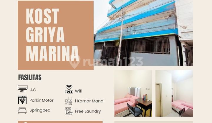 Di Sewa Kost Campur Pria Wanita Strategis Untuk Mahasiswa dan Karyawan Di Griya Marina Full Furnished Jalan Tomang Tinggi Jakarta Barat Lokasi Sangat Strategis Paling Murahhh BOOK NOW!!